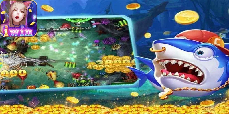 Giao diện game bắn cá iwin68 thu hút người chơi