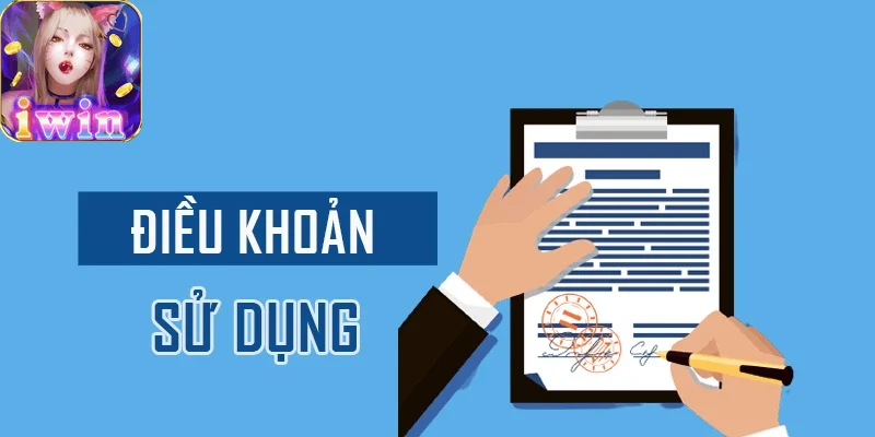 Hình ảnh giao diện chính sách điều khoản dịch vụ iwin68 chi tiết